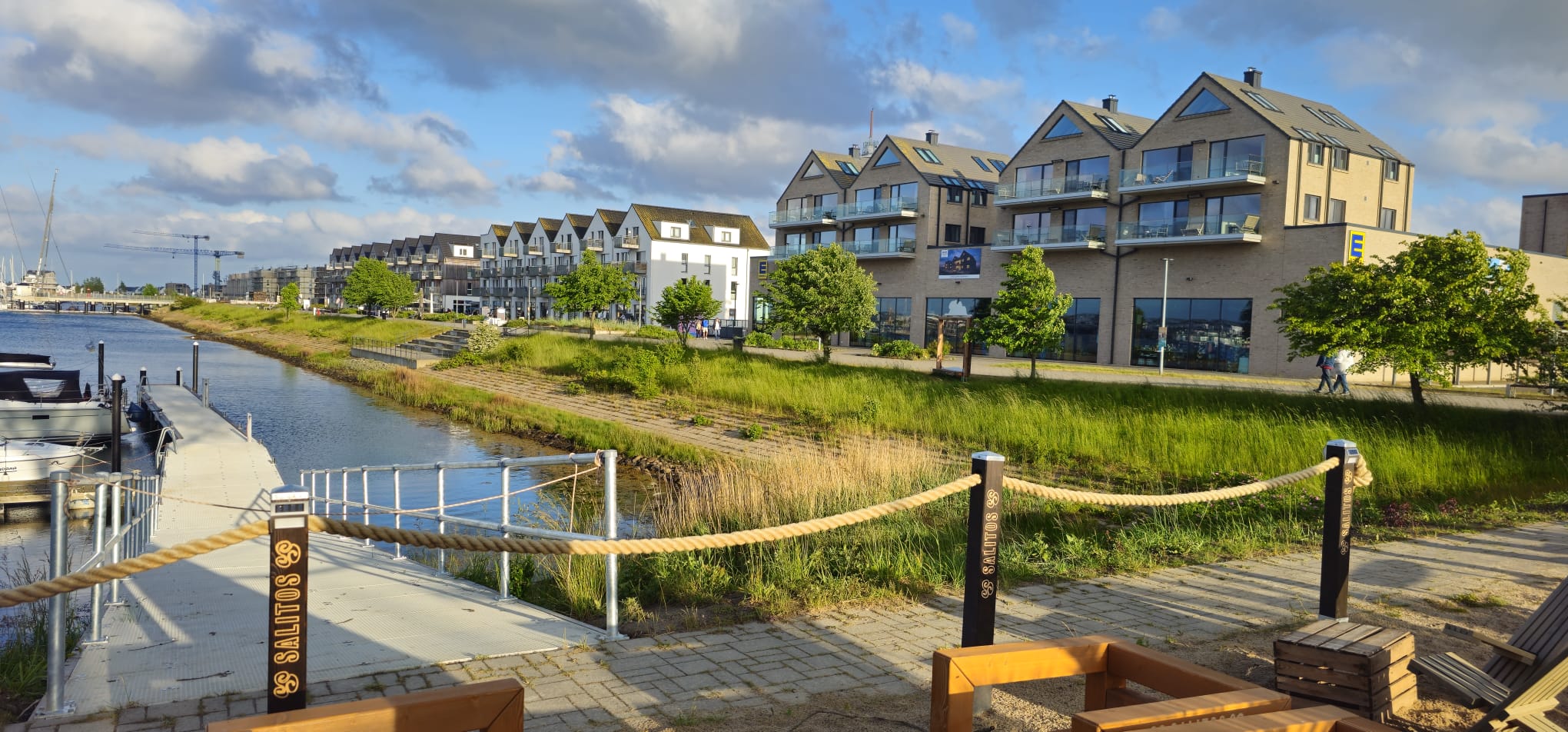 Hafen Olpenitz im Frühjahr