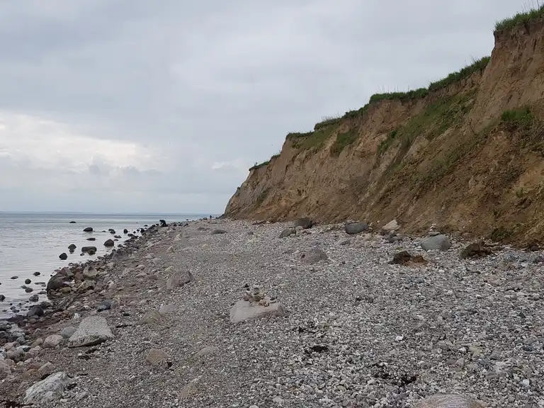 Steilküste am Strand von Schönhagen